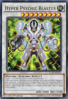 YuGiOh Card - (NM) Hyper Psychic Blaster LC5D-EN235 - 1st Ed Rare-image