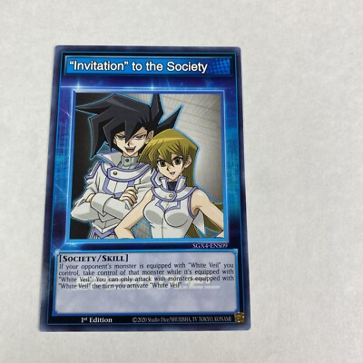 Yugioh Invitation To the Society SGX4-ENS09 Midterm Destruction 1st Edition-image