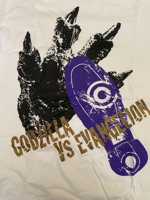 Godzilla Vs. Evangelion T-Shirt Usj Limited M Used Item-image