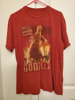 Godzilla Shirt Mens Medium-image