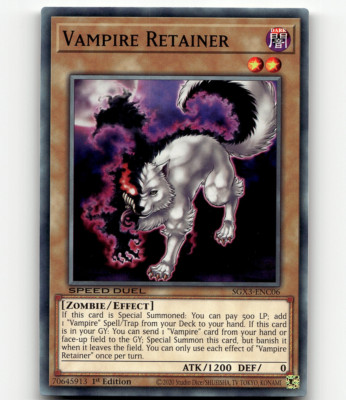 Yugioh Vampire Retainer Speed Duel GX: Duelists of Shadows-image