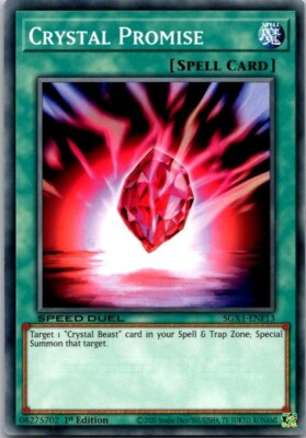 Crystal Promise SGX1-ENF13 Speed Duel GX: Duel Academy Box 1st Edition-image