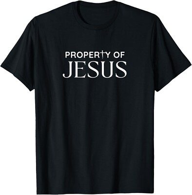 Property of Jesus Men Women Christian Jesus Lover T-Shirt-image