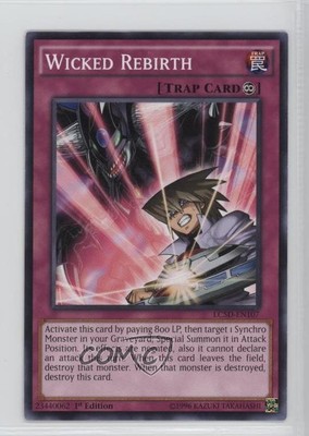 Wicked Rebirth 1st Ed. YuGiOh Legendary Collection 5Ds Mega-Pack #LC5D-EN107 0g4-image
