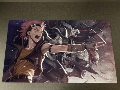 WVICM TCG Playmat WVICM 5d's Crow Hogan Anime CCG Trading Card Game Mat Pad-image