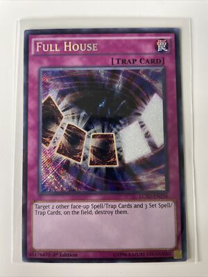Yugioh Full House LC5D-EN256 Secret Rare 1st Ed NM-image