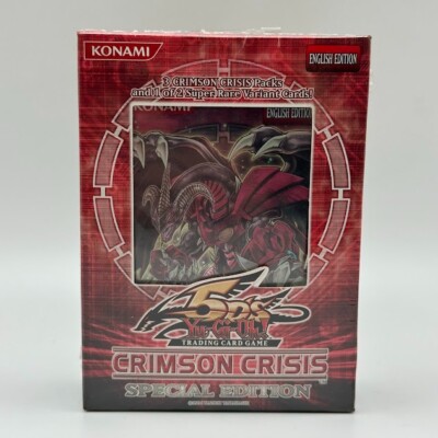 Yugioh Crimson Crisis Special Edition Mini Booster Box Factory Sealed English-image