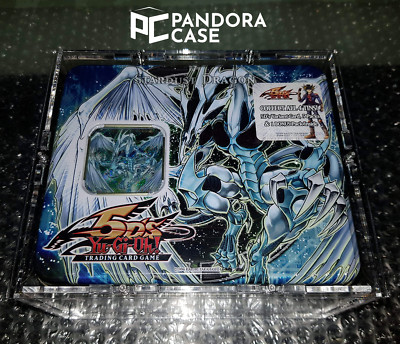 Clear Acrylic Case For Yu-Gi-Oh YGO Tin Box UV RESISTANT! OVP Tins-image