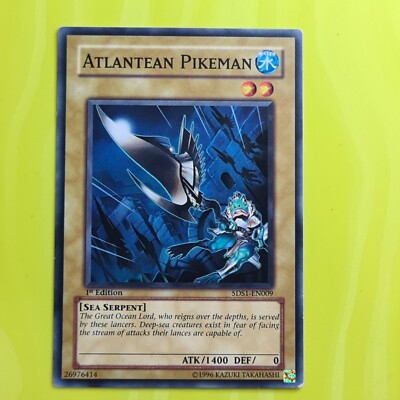 Atlantean Pikeman | YUGIOH | 5DS1 | 1st EDITION | COMMON | 2008 | LP/NM #17-image