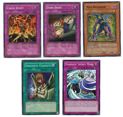 Lot of 5 Yu-Gi-Oh! Holo Cards 