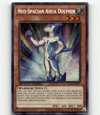 Yugioh Neo-Spacian Aqua Dolphin (Secret Rare) Speed Duel GX: Midterm Destruction-image
