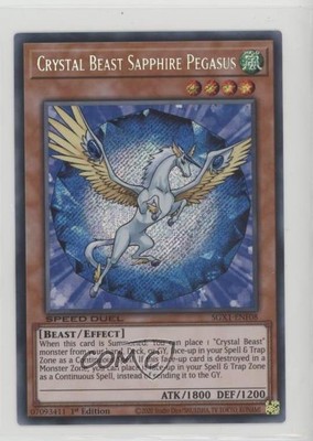 2022 Yu-Gi-Oh! Speed Duel GX: Academy Box Crystal Beast Sapphire Pegasus 02l5-image