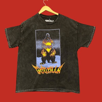 Godzilla Double Sided Poster Tshirt size extra large-image
