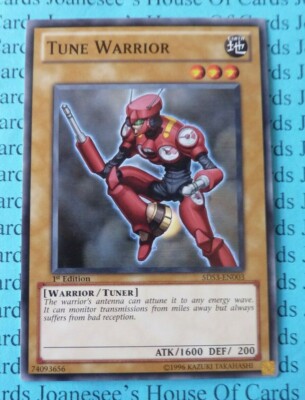 Tune Warrior 5DS3-EN003 Yu-Gi-Oh Card 1st Edition New-image