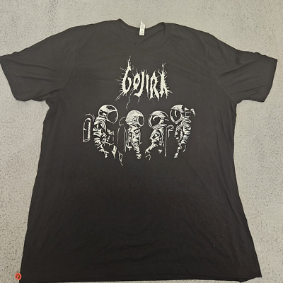 Gojira Shirt XXL 2023 Tour Black Astronauts Brand New Gojira Band Shirt-image