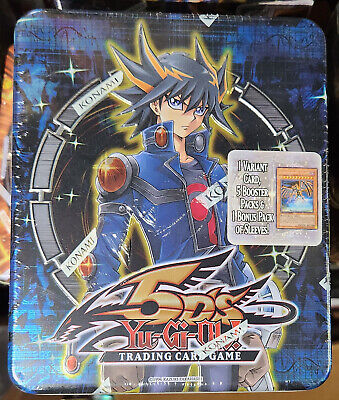YUGIOH! 5D'S 2009 YUSEI FUDO EXCLUSIVE TIN SET (FACTORY SEALED) NEW-image