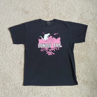 SENSES FAIL Vintage Godzilla T-Shirt Unisex Cotton All Size S-5XL MO371-image