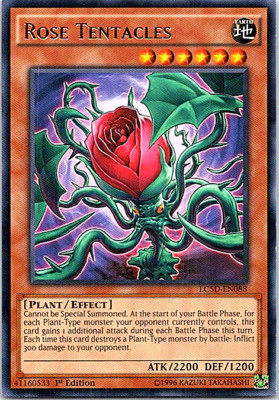 Rose Tentacles LC5D-EN088 Yu-Gi-Oh! Light Play 1st Edition-image