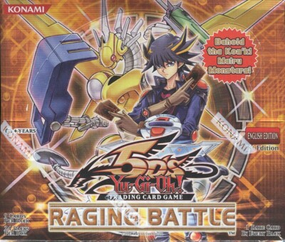 YU-GI-OH! NEW 1st ED ENGLISH - 5Ds RAGING BATTLE Booster box  FINAL 2 Boxes!-image
