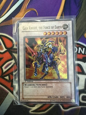 Yu-Gi-Oh! TCG Gaia Knight, the Force of Earth 5D's 2008 Starter Deck 5DS1-EN042-image