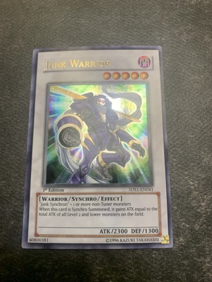 Yu-Gi-Oh! TCG Junk Warrior 5D's 5DS1-EN041 1st Edition Ultra Rare NM Card-image