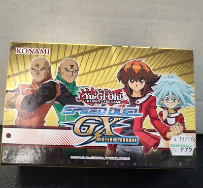 Yu Gi Oh Speed Duel GX Midterm Paradox Trading Card Game Box -NEW Factory Sealed-image
