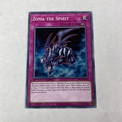 Yugioh Zone The Spirit sgx3-eni38 Speed Duel GX Duelists of Shadow 1st Edition-image