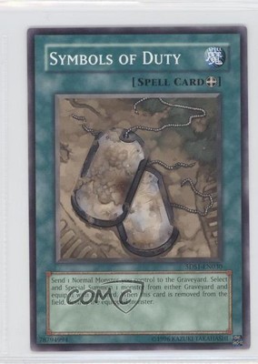 Symbols of Duty Unlimited YuGiOh 5D's Starter Deck #5DS1-EN030 2008 ic4-image