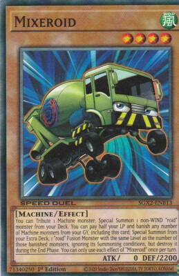 YUGIOH CARD MIXEROID SGX2-ENB13 1ST EDITION COMMUN-image