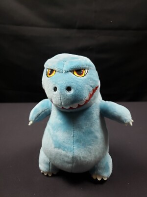Small  Phunny Blue Plush GODZILLA Movie Stuffed Animal Character – 7.5 inches -image