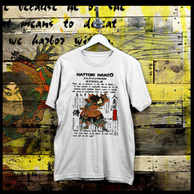 Samurai T-Shirt Shogun Assassin Bushido Ronin Hattori Hanzo Japanese Steel Sword-image