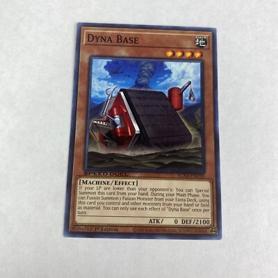 Yugioh Dyna Base SGX4-ENC09 Common 1st Edition Speed Duel Midterm Destruction-image