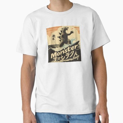 Godzilla Vintage Surf Classic T-Shirt T-Shirt Made in US/AUS Size S-2XL-image