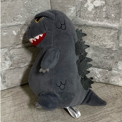 Godzilla Plush Toy Grey with Black Spikes Collectible Monster Figure 9.5-image
