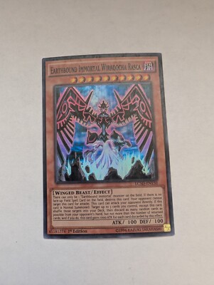 Yugioh Earthbound Immortal Wiraqocha Rasca LC5D-EN150 Super Rare 1st Ed NM-image