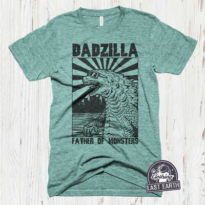 Dadzilla T Shirt, Godzilla Shirt, Funny Fathers Day Gifts, Dad Gift, Mens Shirts-image