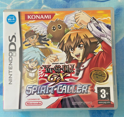 YU-GI-OH GX SPIRIT CALLER Nintendo DS COMPLETE with 3 Holo Promo Cards -image
