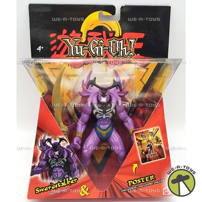 Yu-Gi-Oh! Swordstalker Figure & Poster 2002 Mattel B4244 NRFP-image