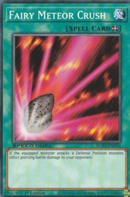YUGIOH CARD FAIRY METEOR CRUSH SGX2-END16 1ST EDITION COMMUN-image