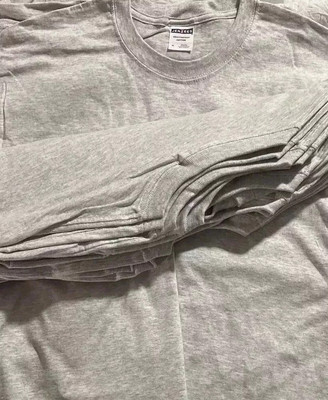 🔥New Jerzees Heavyweight Grey Men's Short-Sleeve T-Shirt Cotton SAVE $$$$ 👕-image