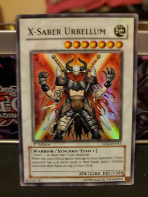 YuGiOh! X-Saber Urbellum (5DS2-EN043) 1st Edition - Super Rare - NM card lot-image