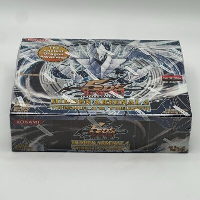 Yugioh Hidden Arsenal 4 Trishula's Triumph Sealed 1st Edition Booster Box Eng-image