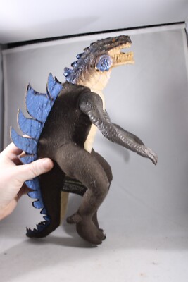 Vintage 1998 Godzilla Movie Plush w/ Vinyl Head Arms Figure Toho Equity Toys   -image