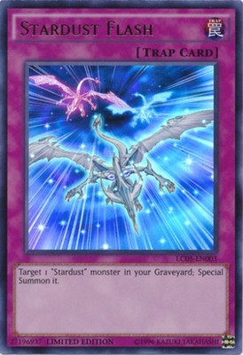 Stardust Flash - LC05-EN003 - Ultra Rare - Limited Edition - Lightly Played-image