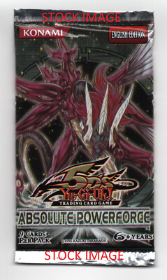(500619) YUGIOH ABSOLUTE POWERFORCE 5D'S Unlimited Edition Sealed BOOSTER PACK-image