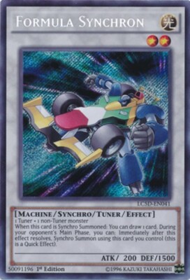 Yugioh! HP Formula Synchron - LC5D-EN041 - Secret Rare - 1st Edition Heavily Pla-image