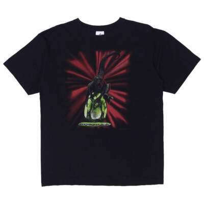 Vintage Godzilla Movie T-Shirt-Chronies Black-image