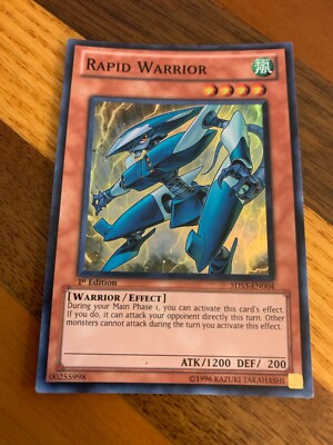 Rapid Warrior 5DS3-EN004 1st Edition Super Rare PL + BONUS-image