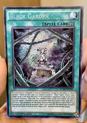 Yugioh 2014 Black Garden LC5D-EN101 Secret Rare 1st Ed NM w/Tracking-image