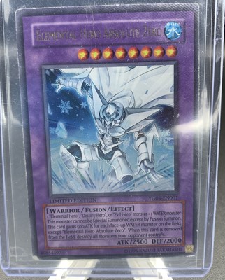 Elemental Hero Absolute Zero YG04-EN001 Yu-Gi-Oh! GX Manga Promotional Cards...-image